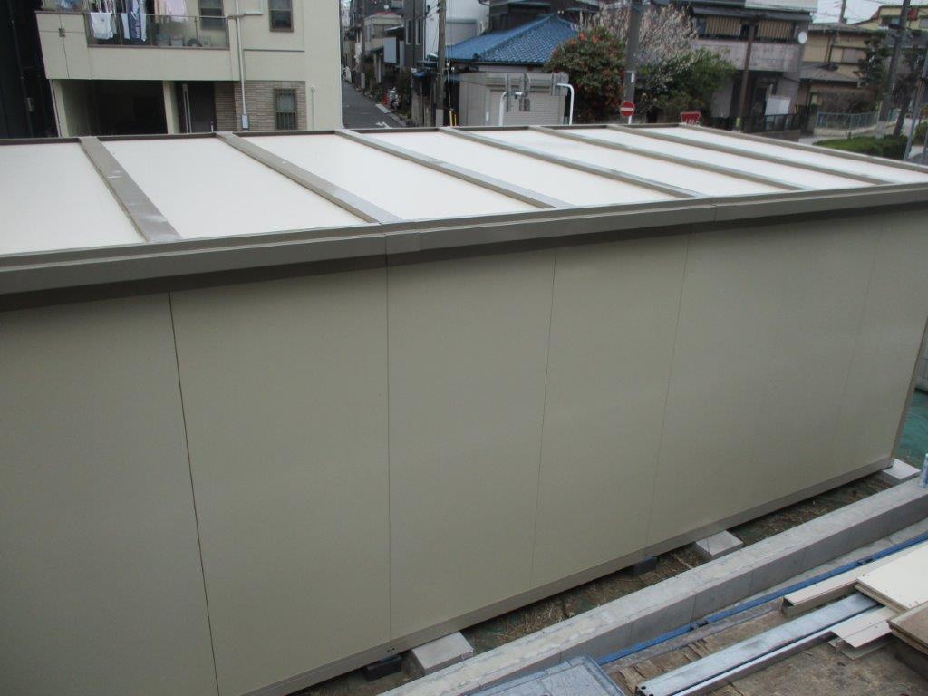 神奈川県川崎市｜防災倉庫用パネルハウス・プレハブの施工事例