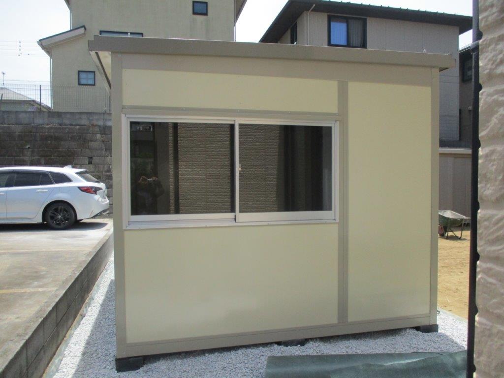 プレハブ離れの施工事例｜千葉県木更津市パネルハウス1日設置