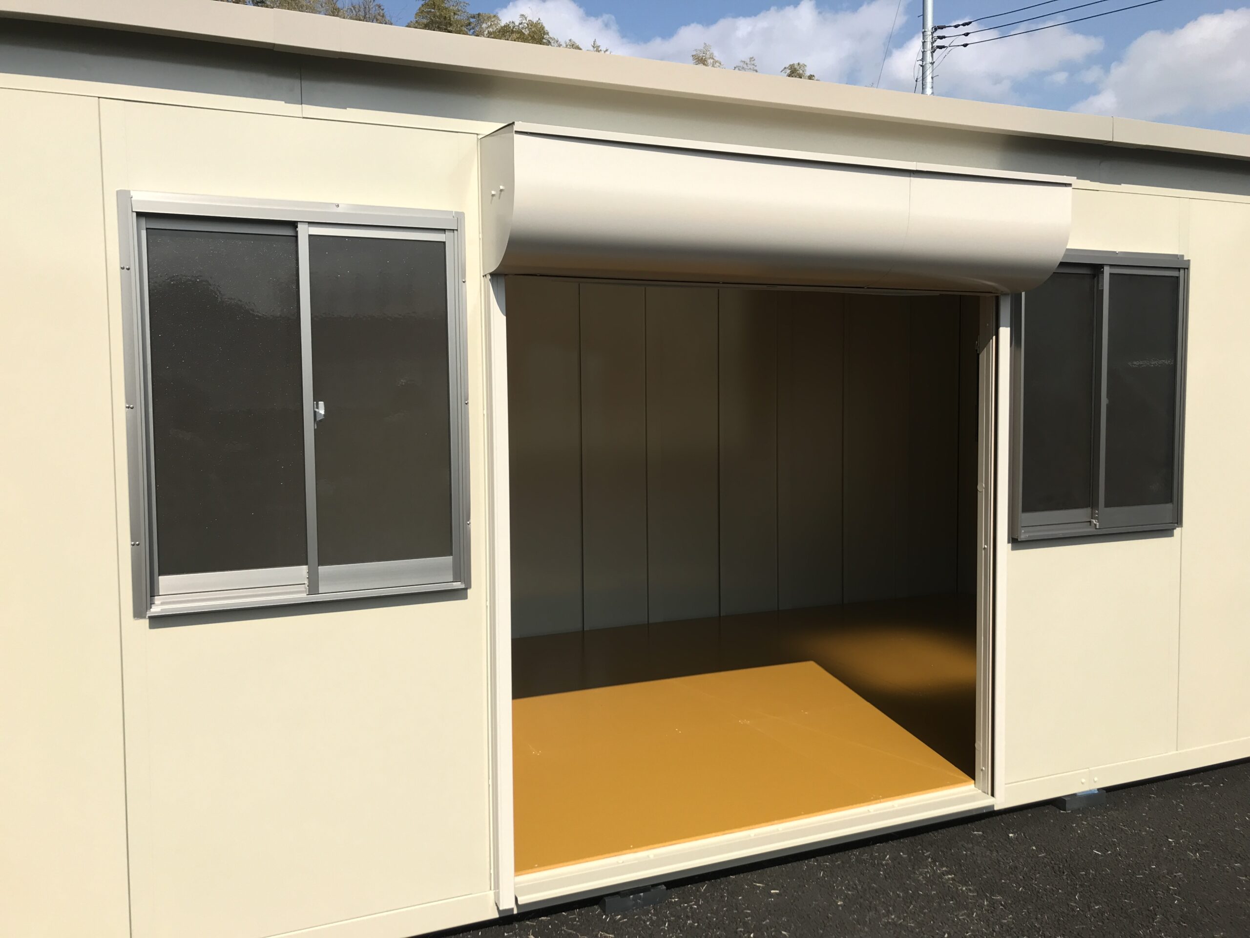 神奈川県横浜市｜資材倉庫用パネルハウス・プレハブの施工事例