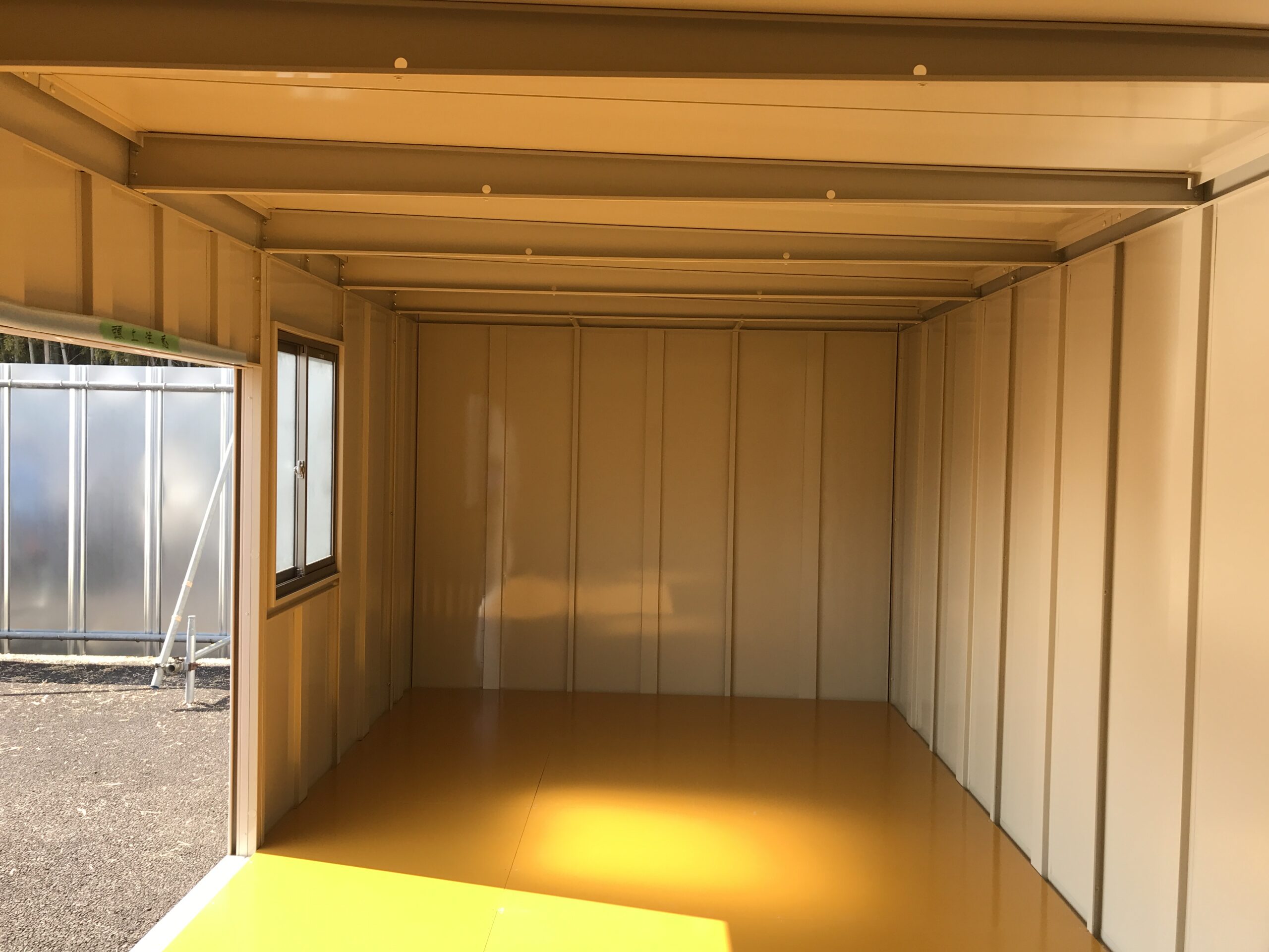 神奈川県横浜市｜資材倉庫用パネルハウス・プレハブの施工事例