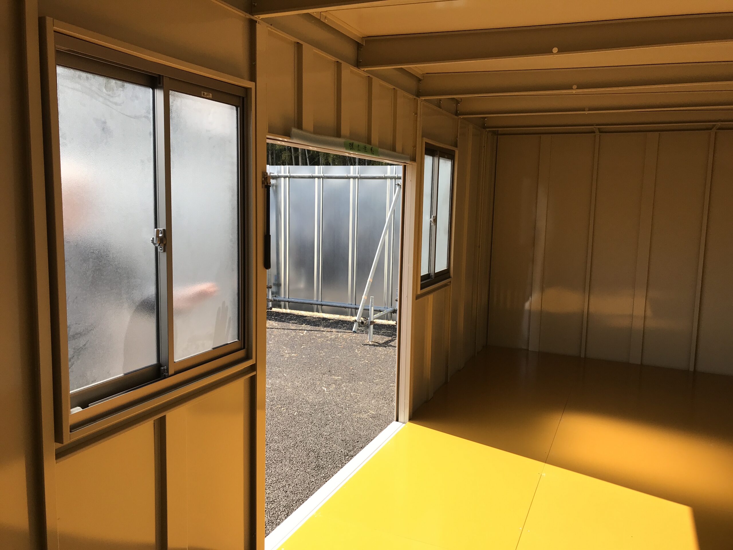 神奈川県横浜市｜資材倉庫用パネルハウス・プレハブの施工事例