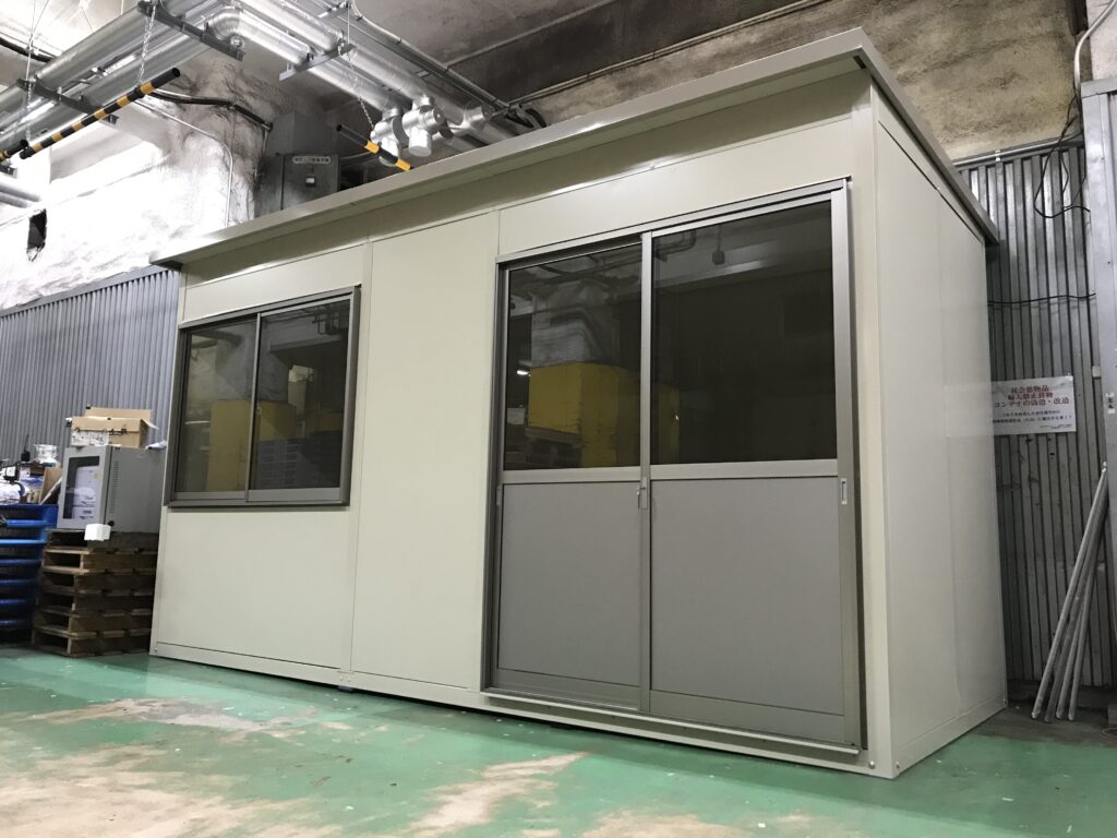 パネルハウスの施工事例|倉庫・事務所・休憩室など設置例 パネルハウスの施工事例|倉庫・事務所・休憩室など設置例